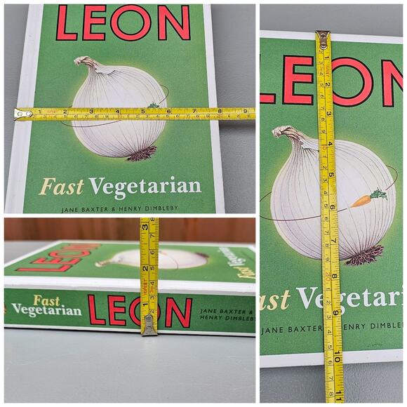 Fast Vegetarian Cook Book Hard Back Books Kitchen Recipes Foodie Cooking Leon - Picture 8 of 10